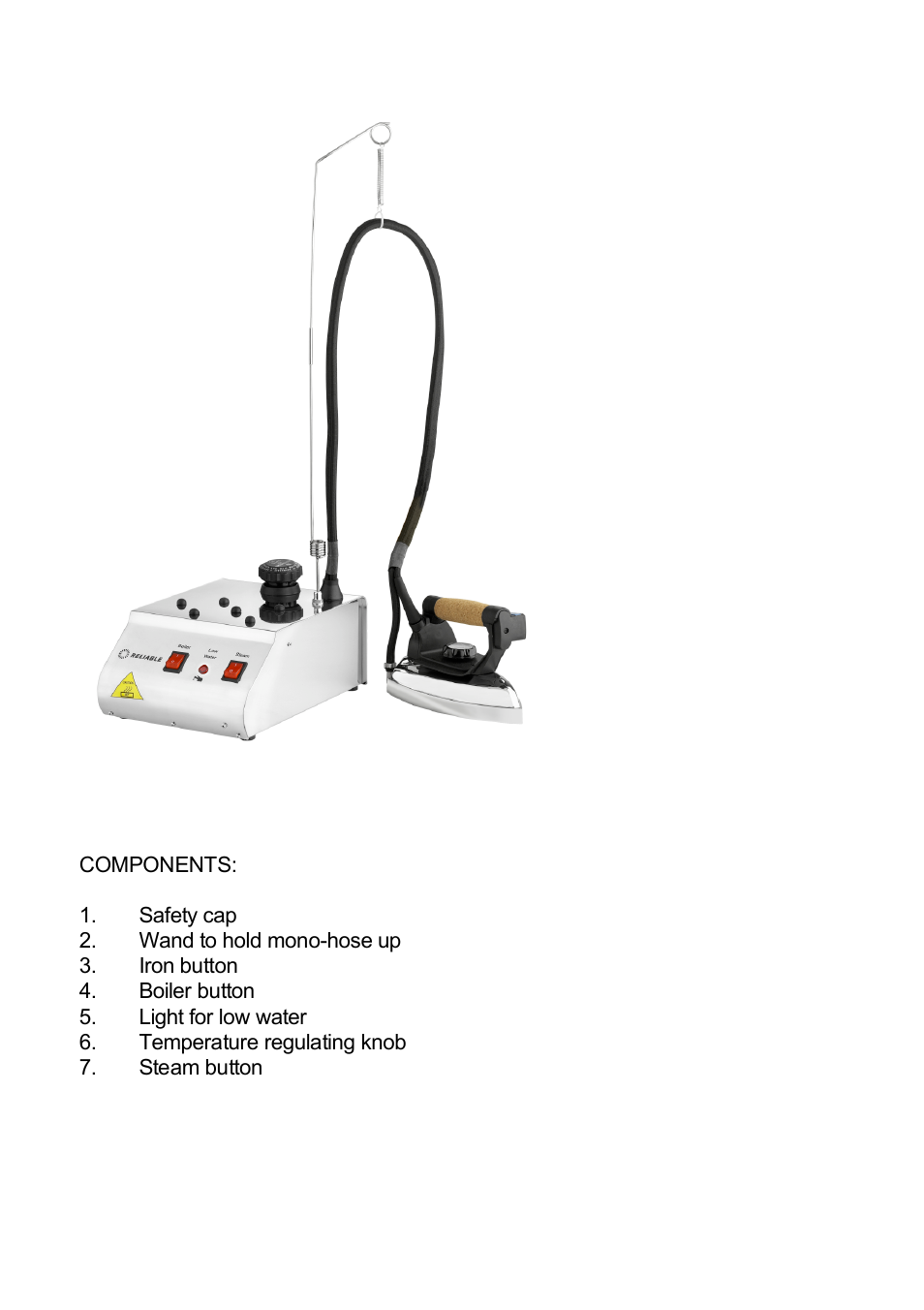 Reliable i300 User Manual | Page 3 / 12