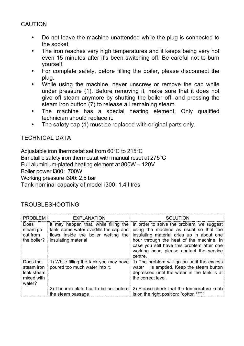 Reliable i300 User Manual | Page 4 / 12