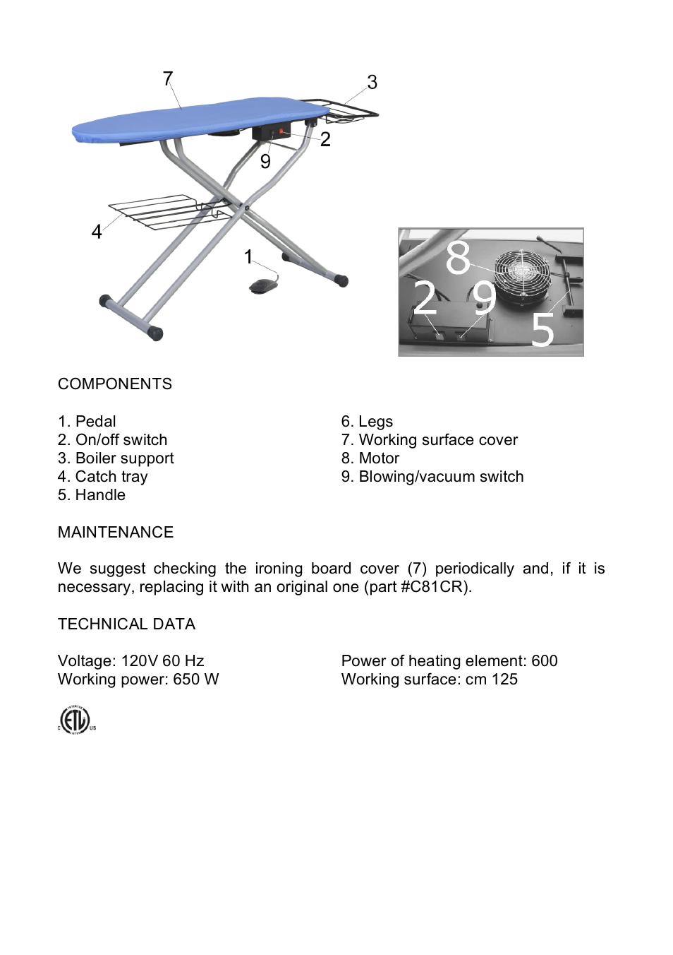 Reliable C88 User Manual | Page 7 / 12