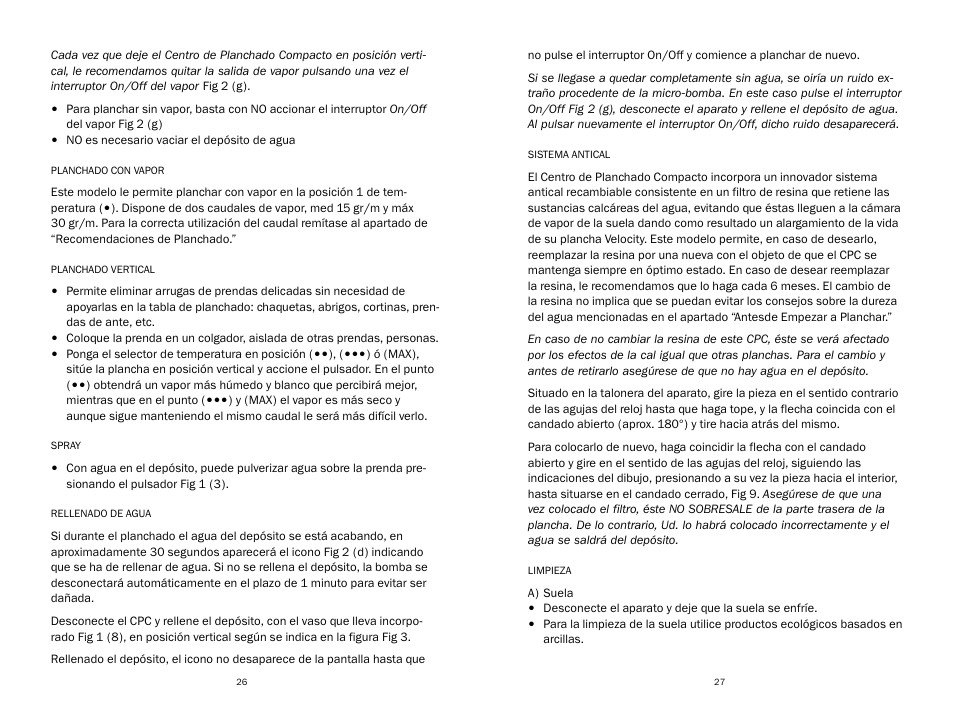 Reliable VELOCITY IRON V95 User Manual | Page 15 / 17