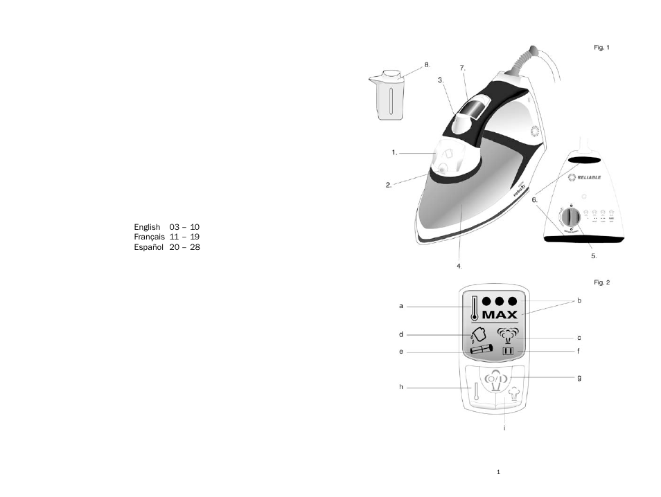 Reliable VELOCITY IRON V95 User Manual | Page 2 / 17