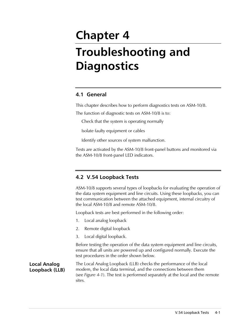 Troubleshooting and diagnostics, Kdswhu 7urxeohvkrrwlqjdqg 'ldjqrvwlfv | RAD Data comm ASM-10/8 User Manual | Page 35 / 50