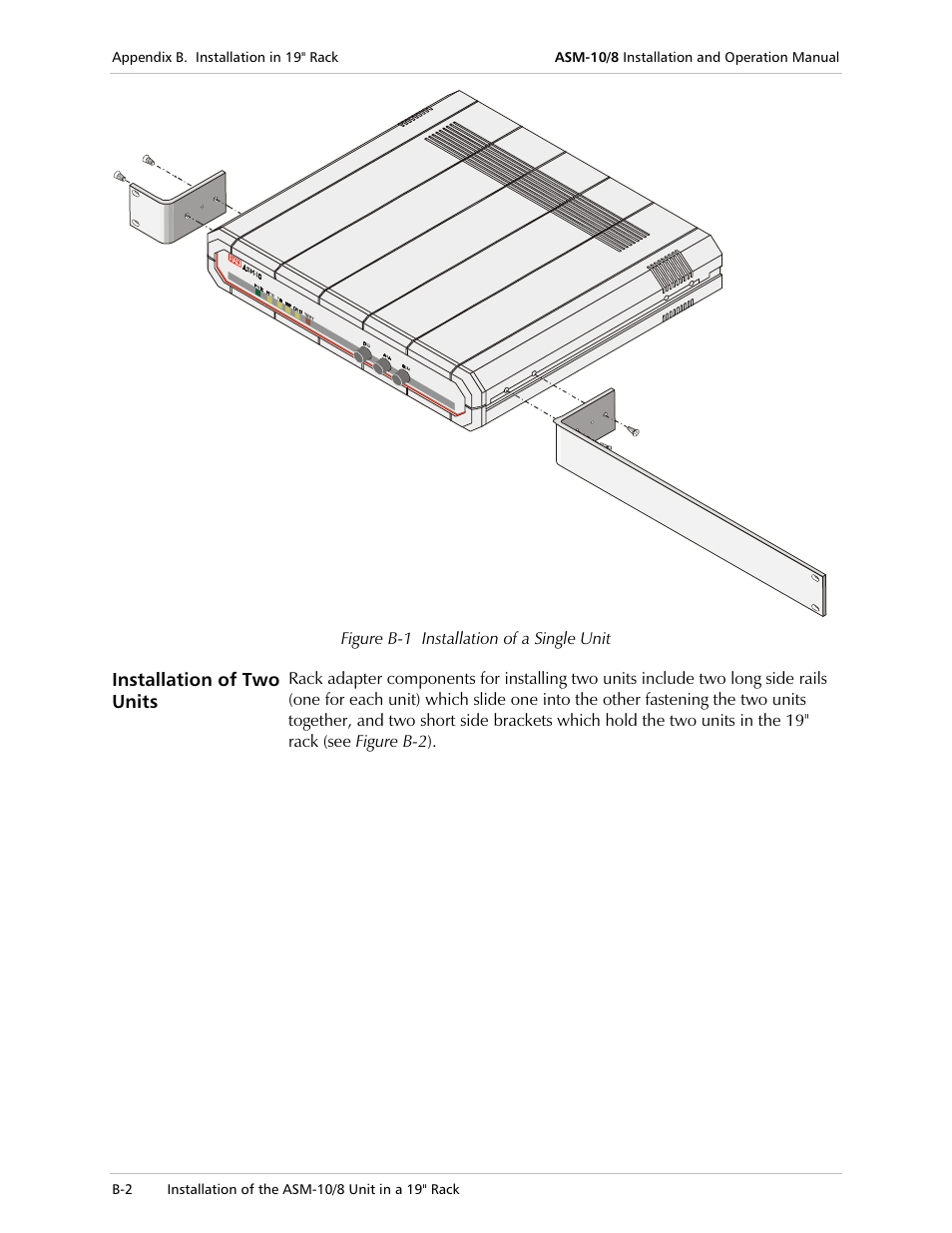 RAD Data comm ASM-10/8 User Manual | Page 48 / 50