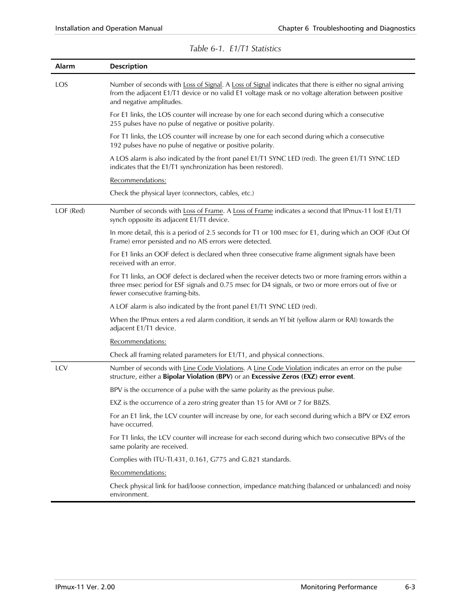 RAD Data comm IPmux-11 User Manual | Page 101 / 148