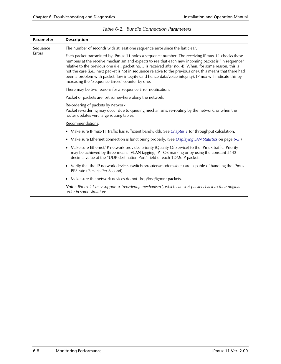RAD Data comm IPmux-11 User Manual | Page 106 / 148