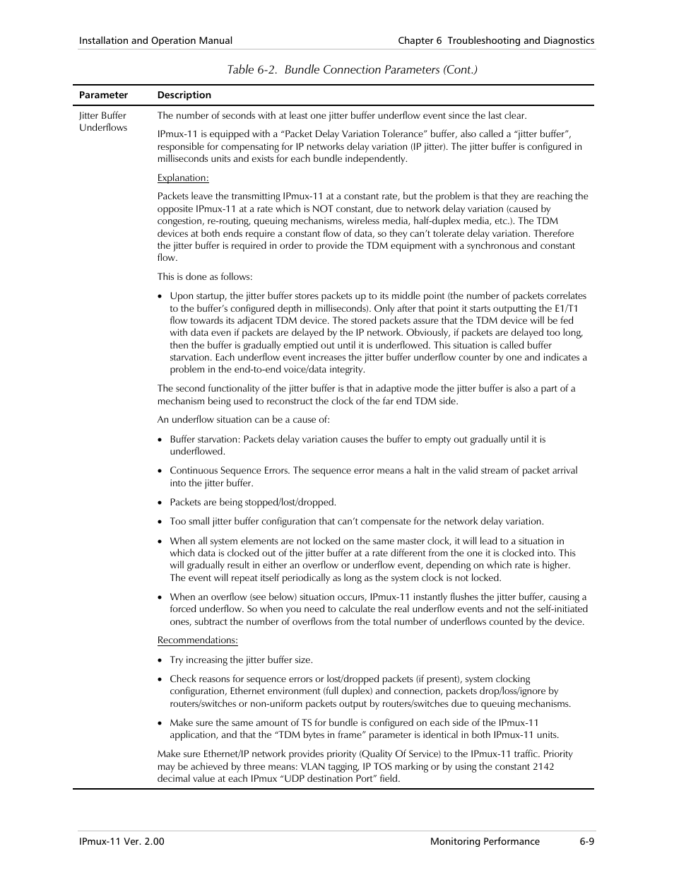 RAD Data comm IPmux-11 User Manual | Page 107 / 148