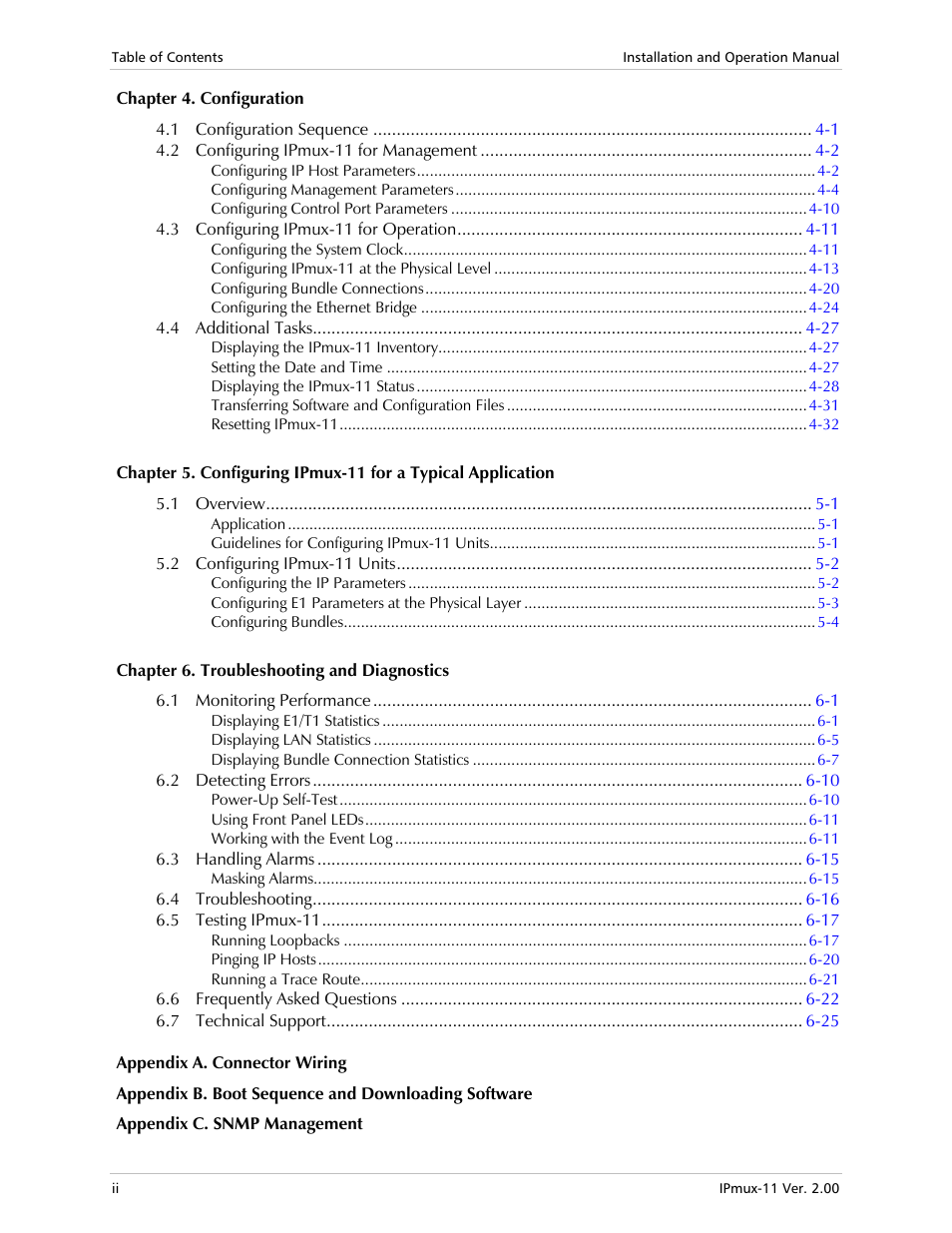 RAD Data comm IPmux-11 User Manual | Page 14 / 148