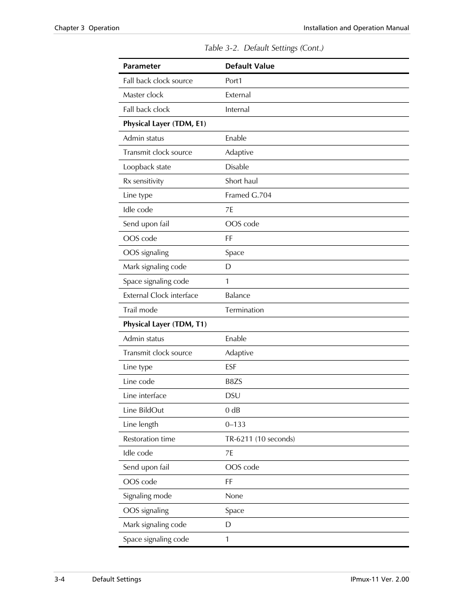 RAD Data comm IPmux-11 User Manual | Page 50 / 148