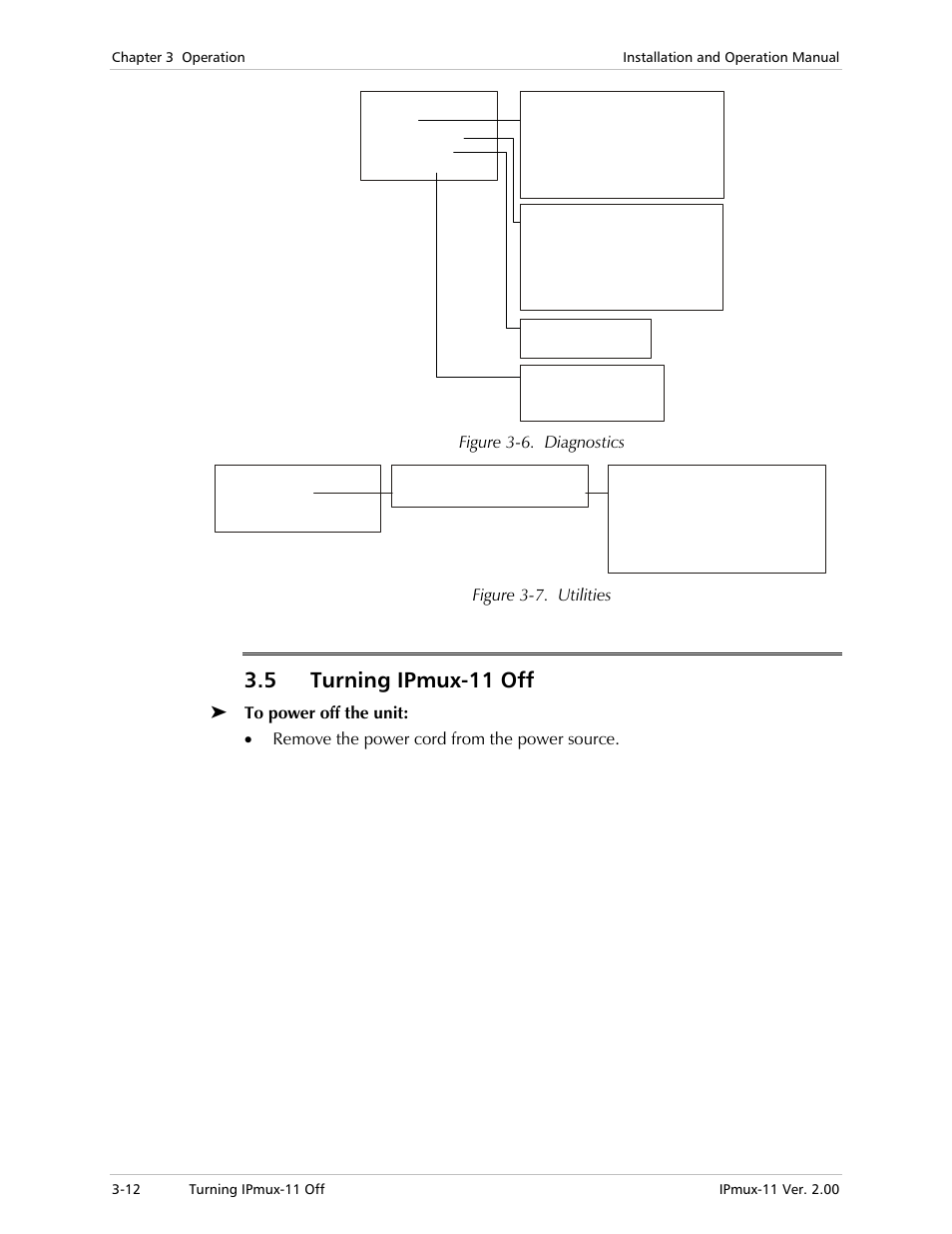 5 turning ipmux-11 off | RAD Data comm IPmux-11 User Manual | Page 58 / 148