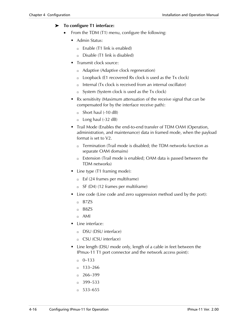 RAD Data comm IPmux-11 User Manual | Page 74 / 148