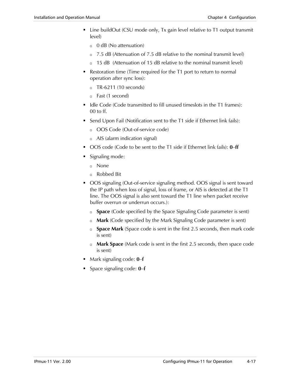 RAD Data comm IPmux-11 User Manual | Page 75 / 148