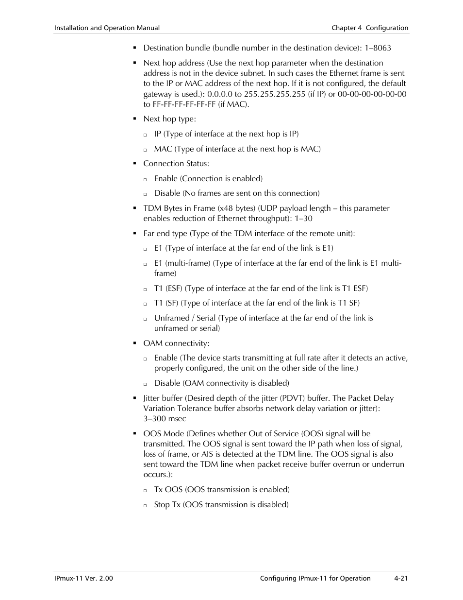 RAD Data comm IPmux-11 User Manual | Page 79 / 148