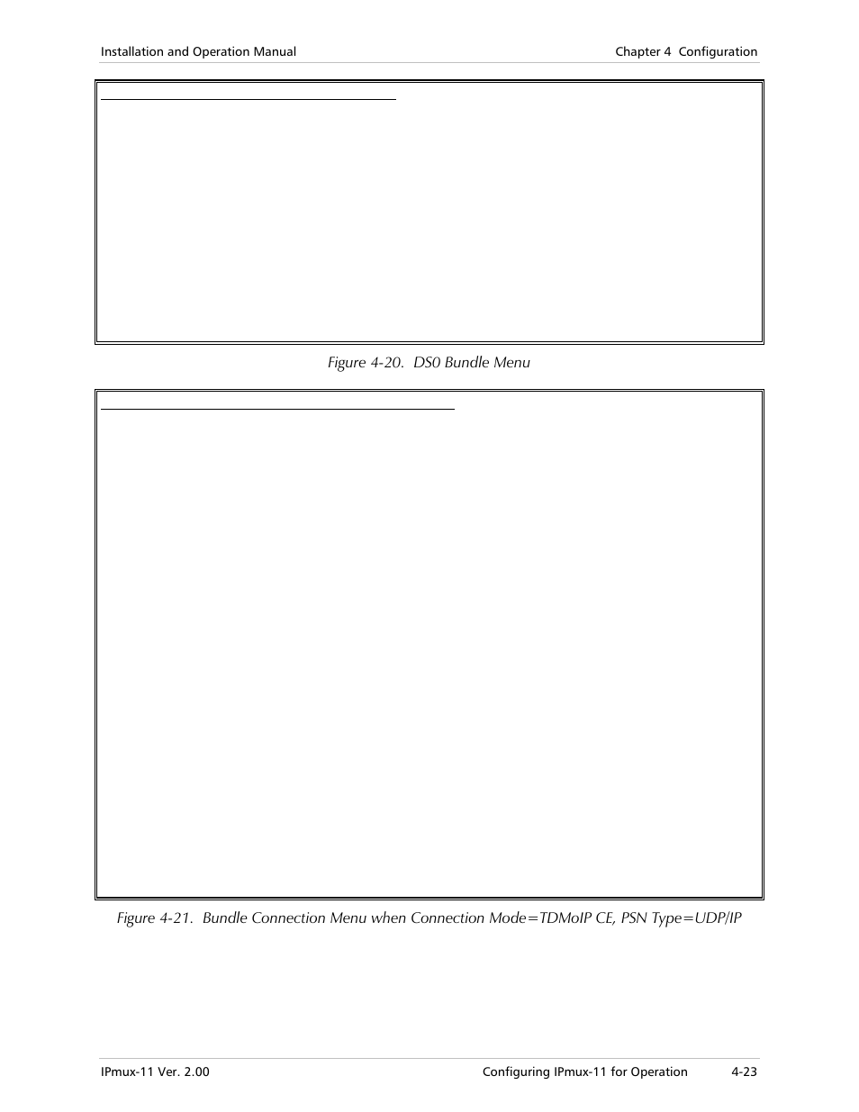 Figure 4-20, S (see, Figure 4-21 | RAD Data comm IPmux-11 User Manual | Page 81 / 148