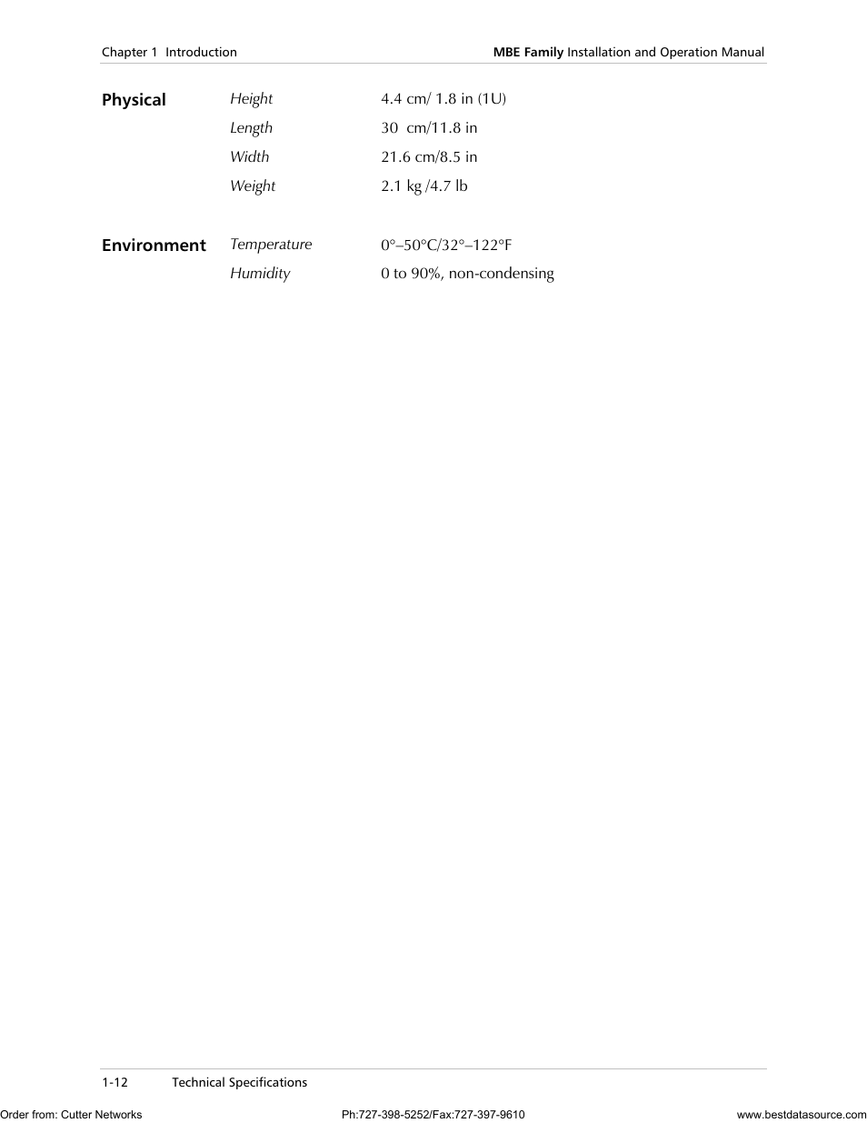 RAD Data comm MBE10-1D User Manual | Page 26 / 58