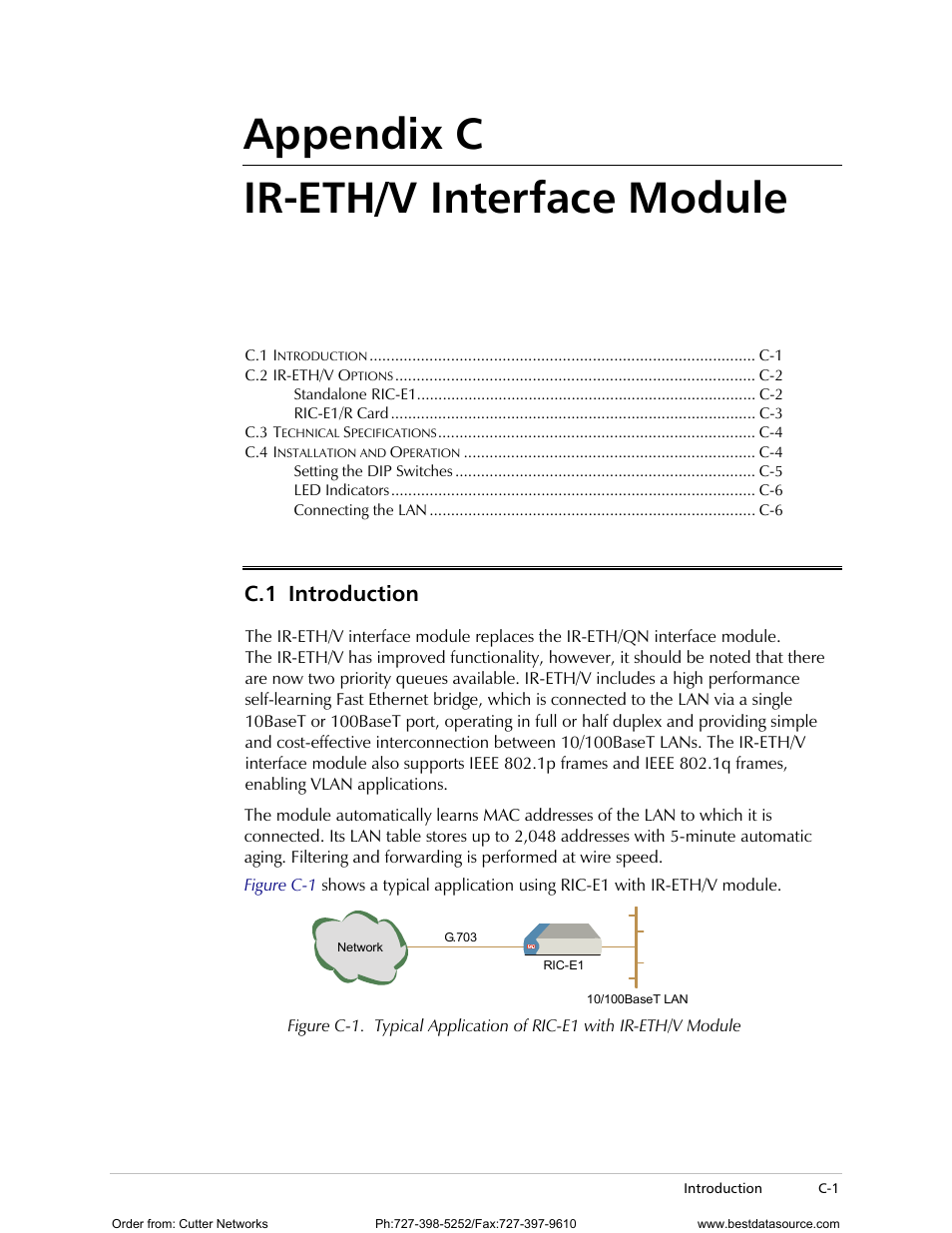 RAD Data comm E1 Interface Converter RIC-E1 User Manual | Page 51 / 99