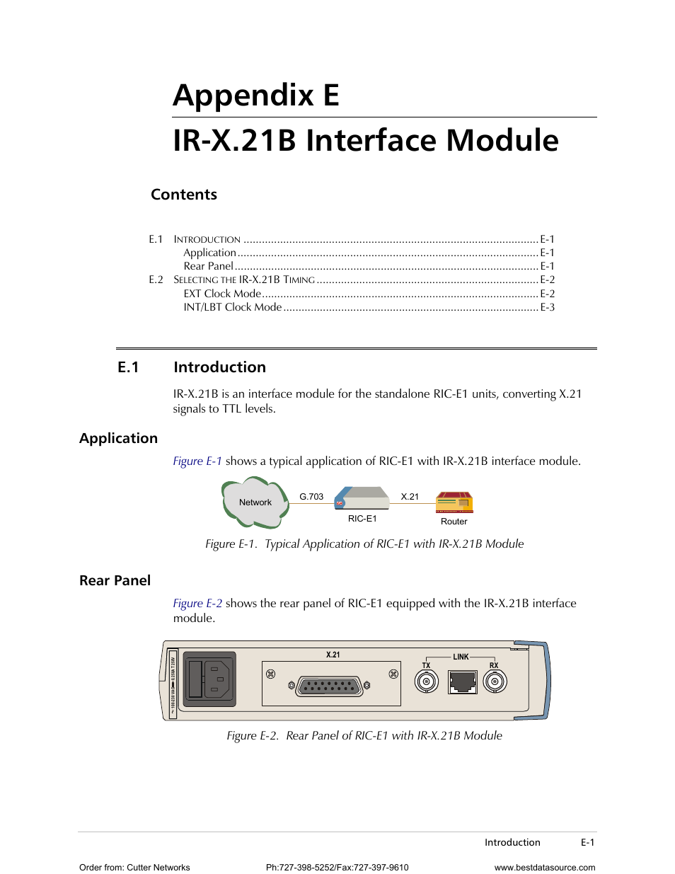 RAD Data comm E1 Interface Converter RIC-E1 User Manual | Page 90 / 99