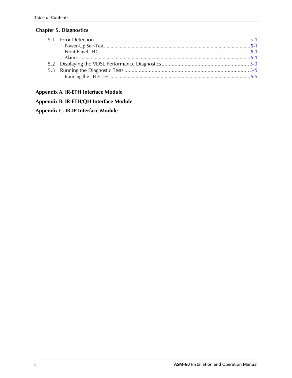 RAD Data comm 4-Wire Symmetrical VDSL Modem ASM-60 User Manual | Page 16 / 90