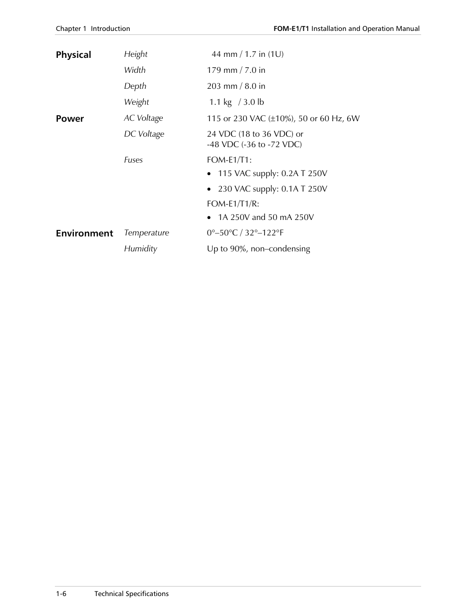 RAD Data comm T1 User Manual | Page 20 / 46