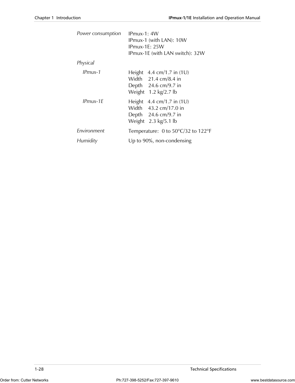 RAD Data comm IPmux-1 User Manual | Page 36 / 143