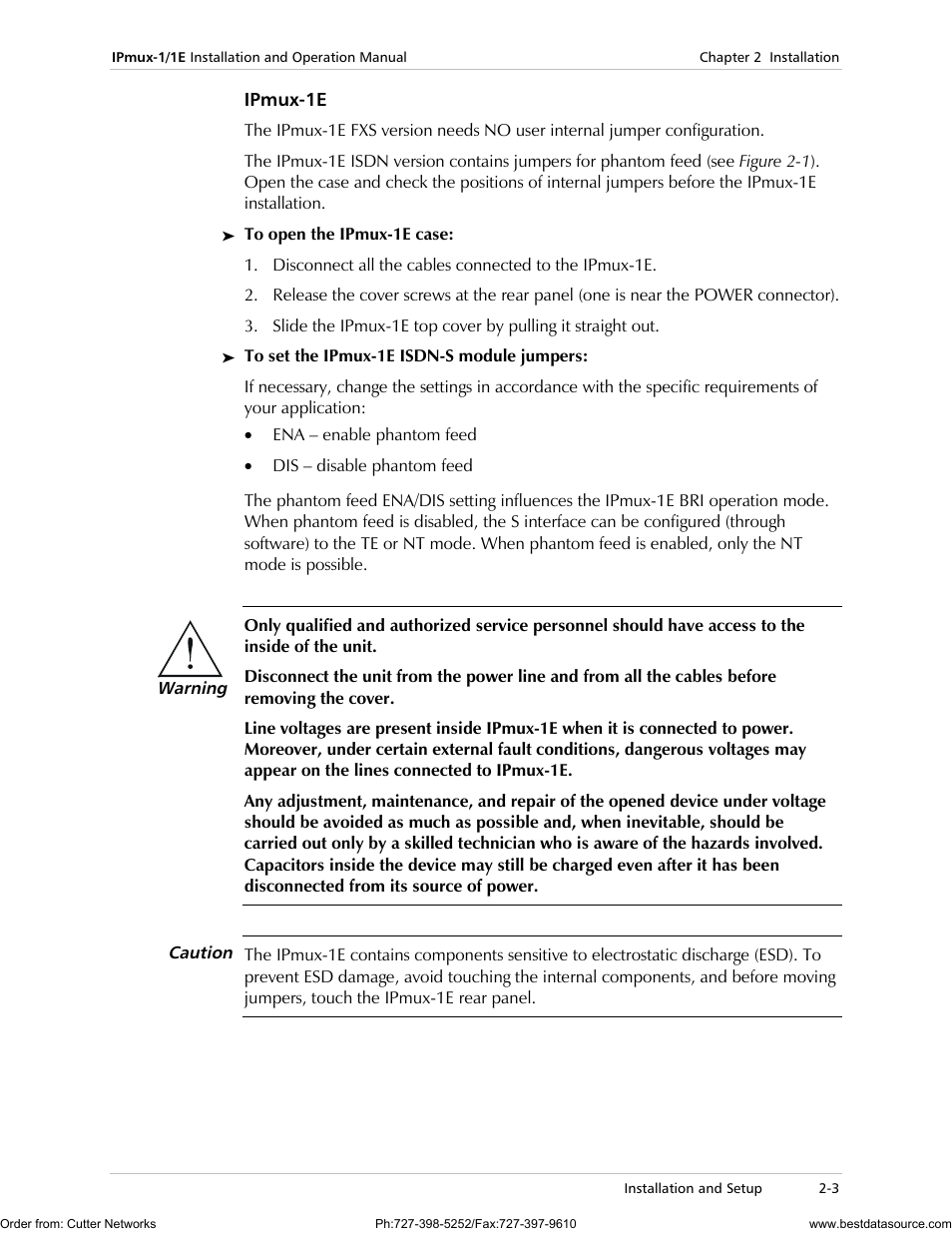 RAD Data comm IPmux-1 User Manual | Page 39 / 143