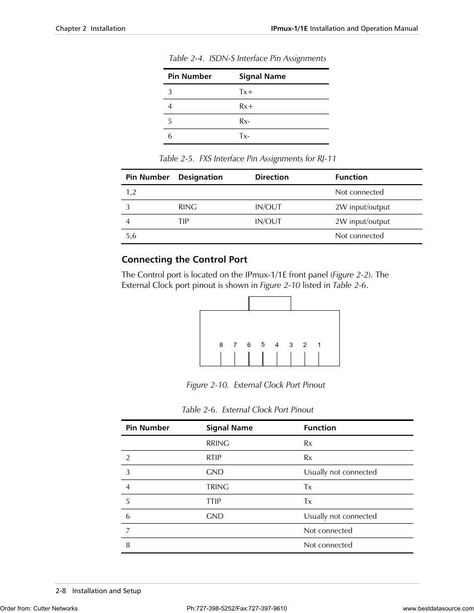 RAD Data comm IPmux-1 User Manual | Page 44 / 143