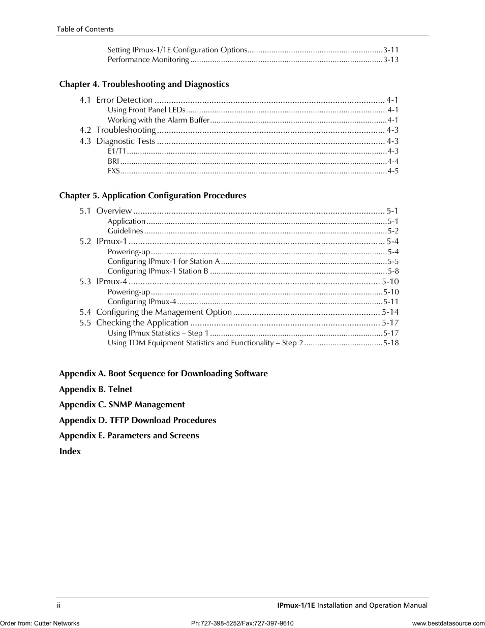 RAD Data comm IPmux-1 User Manual | Page 6 / 143