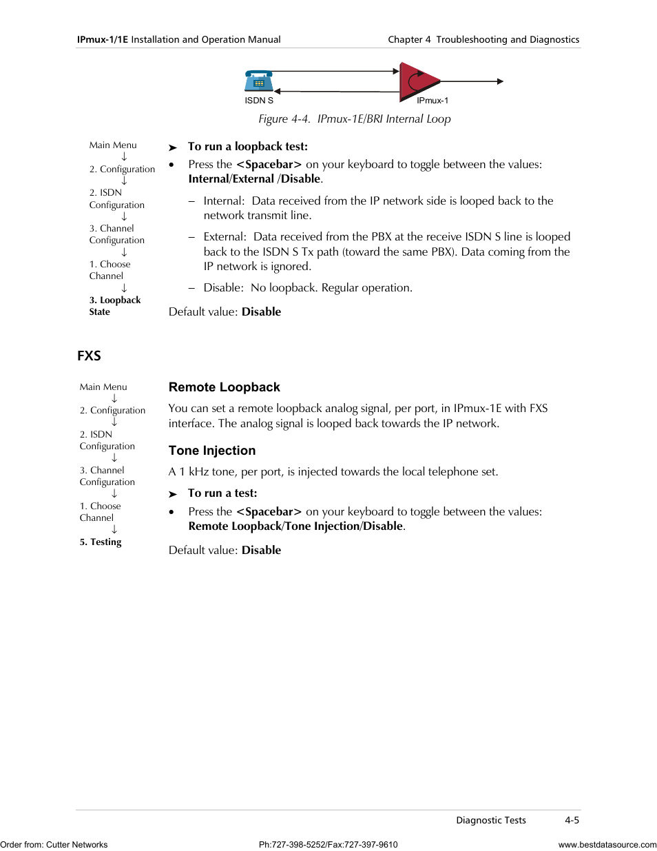 RAD Data comm IPmux-1 User Manual | Page 65 / 143