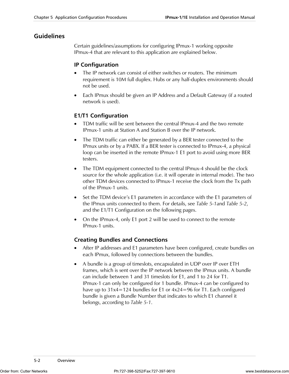 Guidelines | RAD Data comm IPmux-1 User Manual | Page 68 / 143