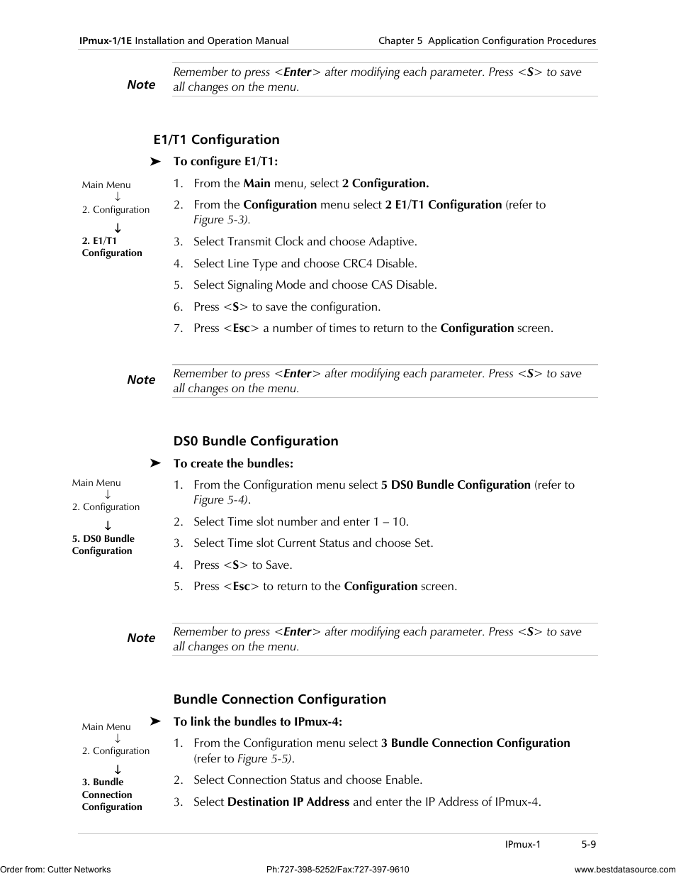RAD Data comm IPmux-1 User Manual | Page 75 / 143