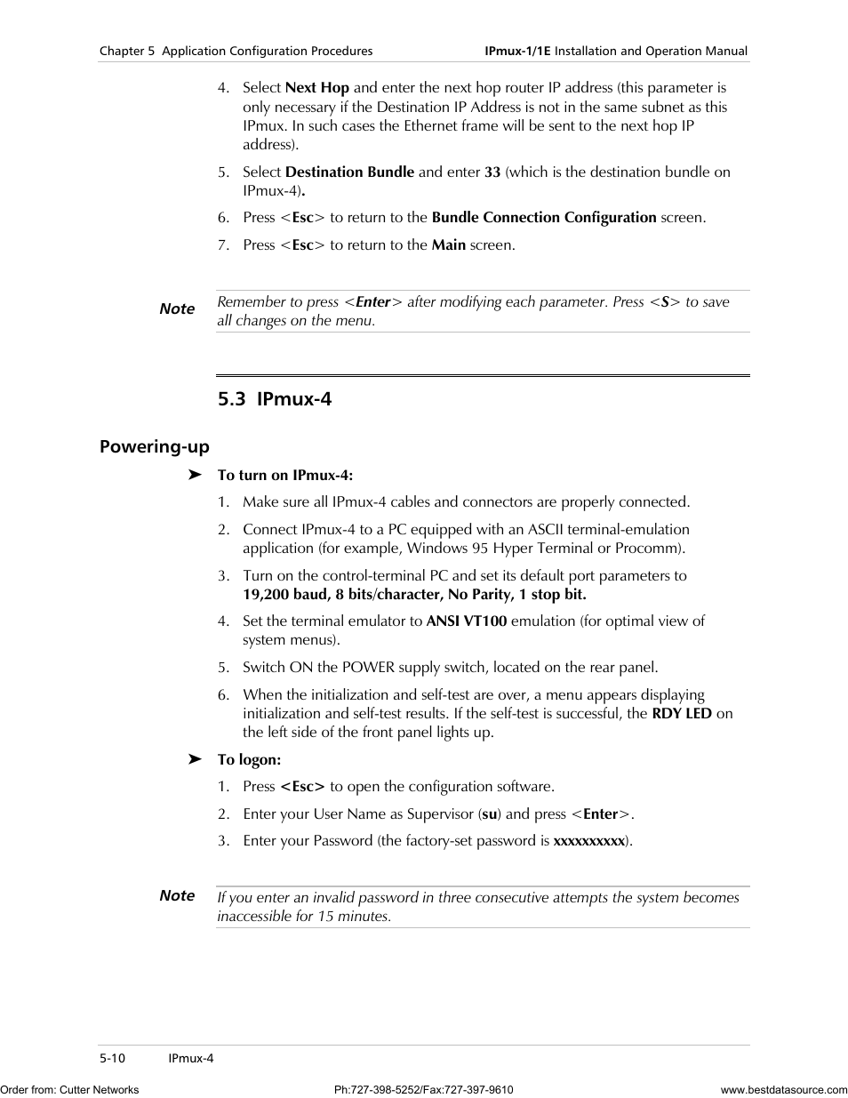 Ipmux-4, Powering-up, 3 ipmux-4 | RAD Data comm IPmux-1 User Manual | Page 76 / 143