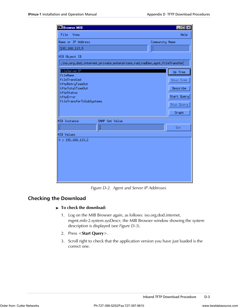 Checking the download | RAD Data comm IPmux-1 User Manual | Page 97 / 143