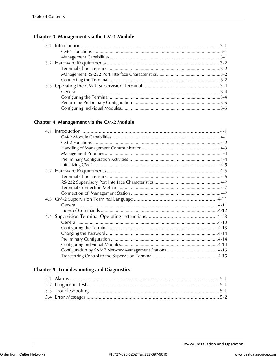 RAD Data comm LRS-24 User Manual | Page 10 / 150