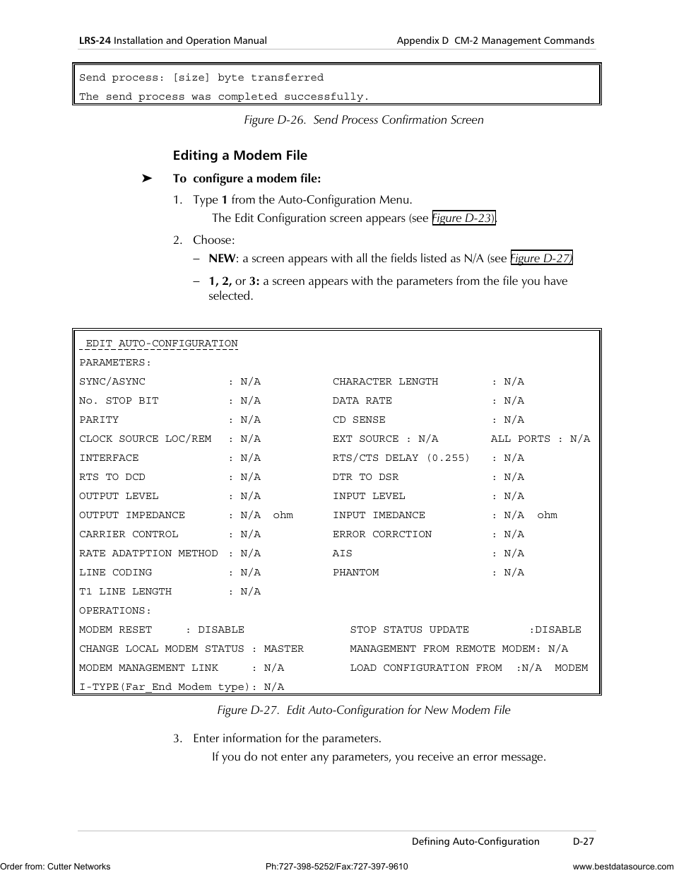 Figure d-26 ) | RAD Data comm LRS-24 User Manual | Page 129 / 150