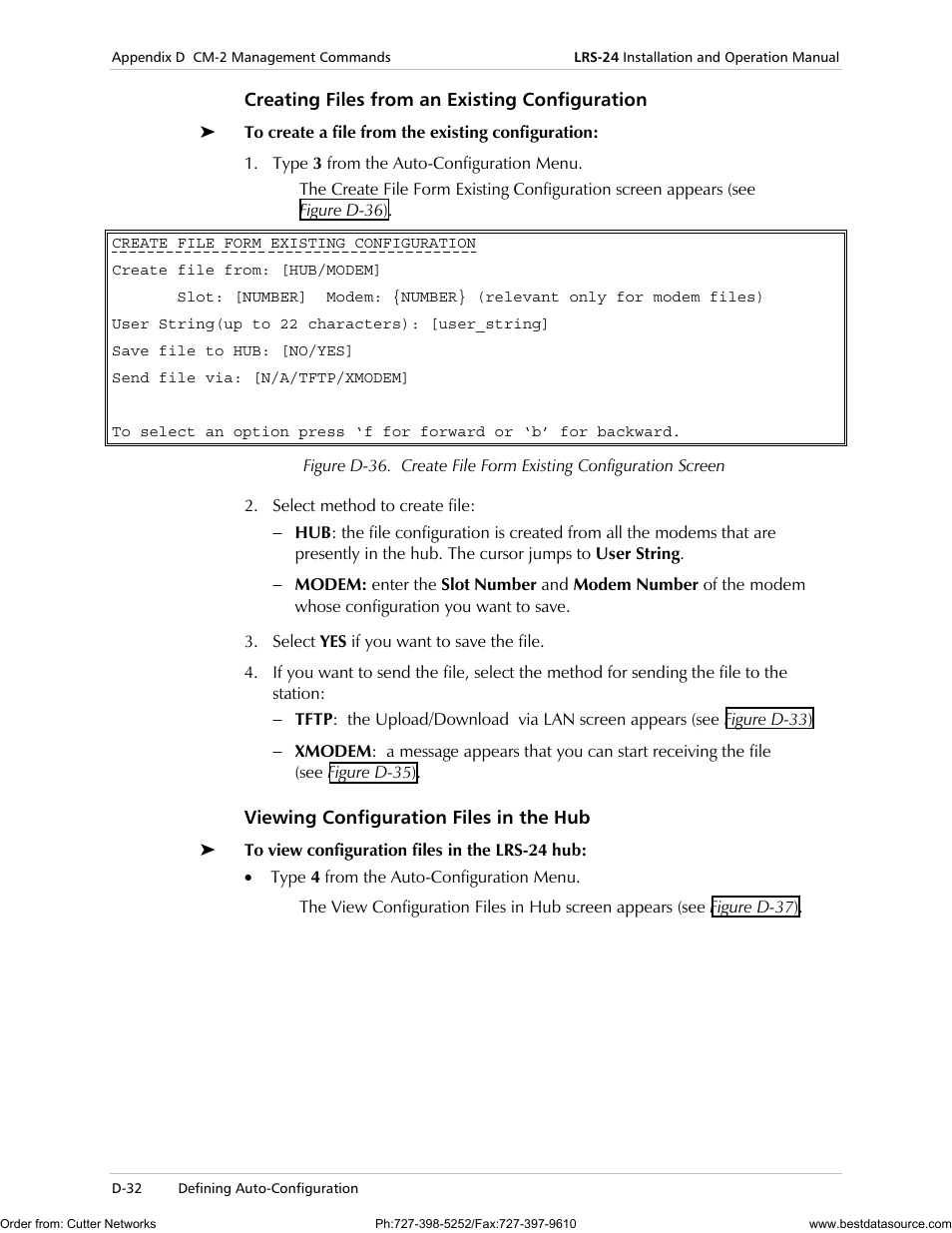 RAD Data comm LRS-24 User Manual | Page 134 / 150