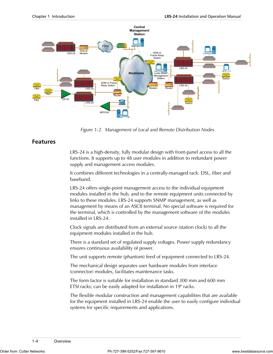 Features | RAD Data comm LRS-24 User Manual | Page 16 / 150