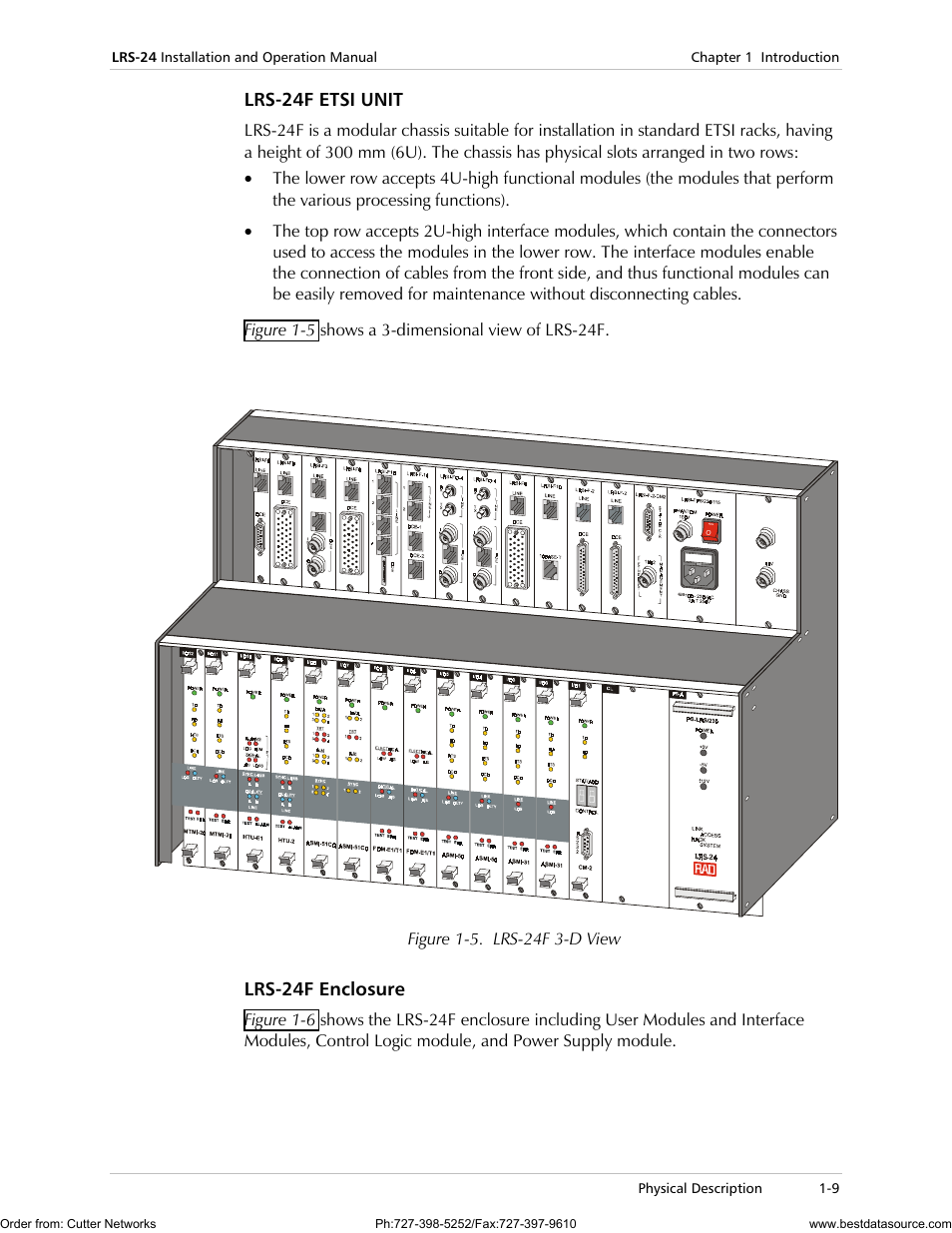 RAD Data comm LRS-24 User Manual | Page 21 / 150