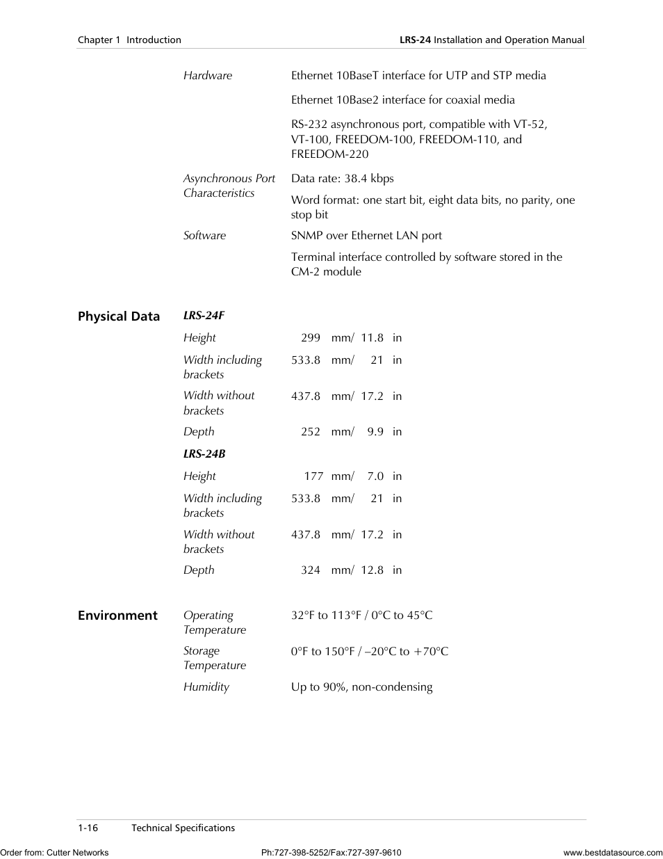 RAD Data comm LRS-24 User Manual | Page 28 / 150