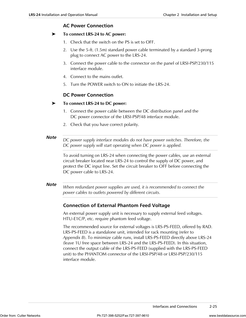 RAD Data comm LRS-24 User Manual | Page 53 / 150