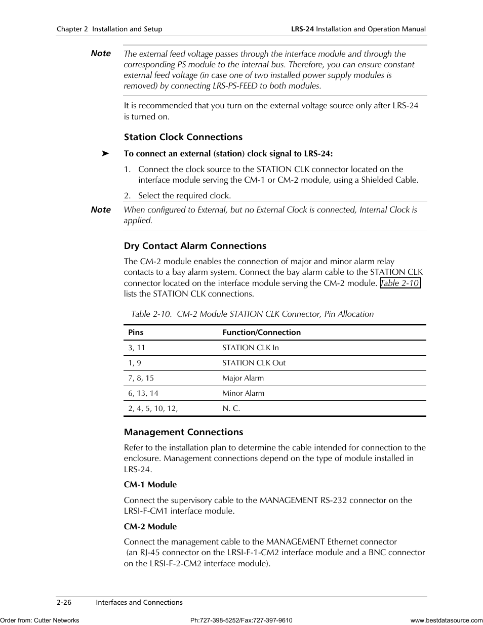 RAD Data comm LRS-24 User Manual | Page 54 / 150