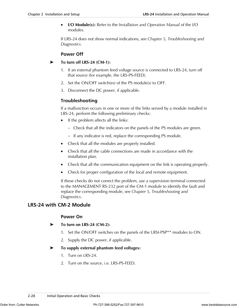 Lrs-24 with cm-2 module | RAD Data comm LRS-24 User Manual | Page 56 / 150