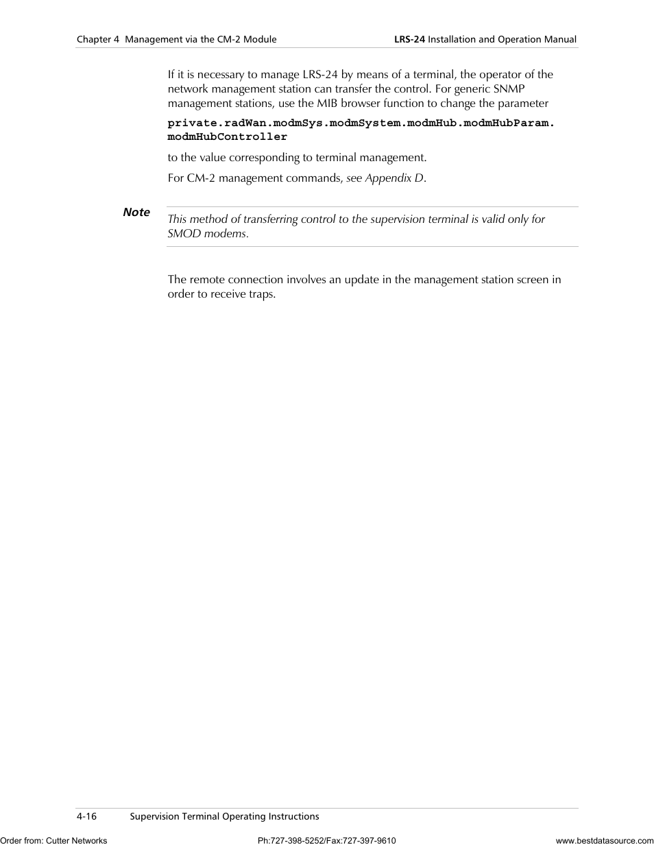 RAD Data comm LRS-24 User Manual | Page 80 / 150