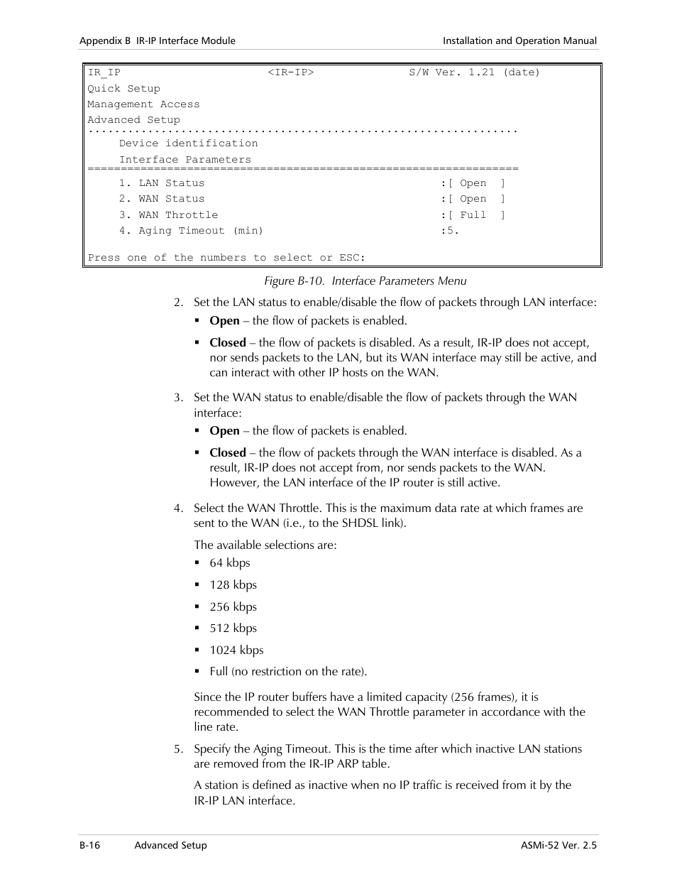 RAD Data comm ASMi-52 User Manual | Page 152 / 186