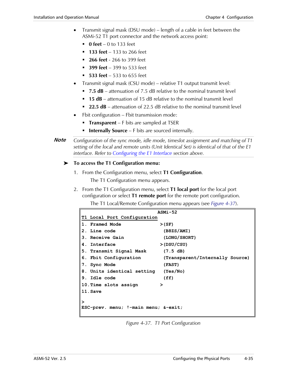 RAD Data comm ASMi-52 User Manual | Page 85 / 186