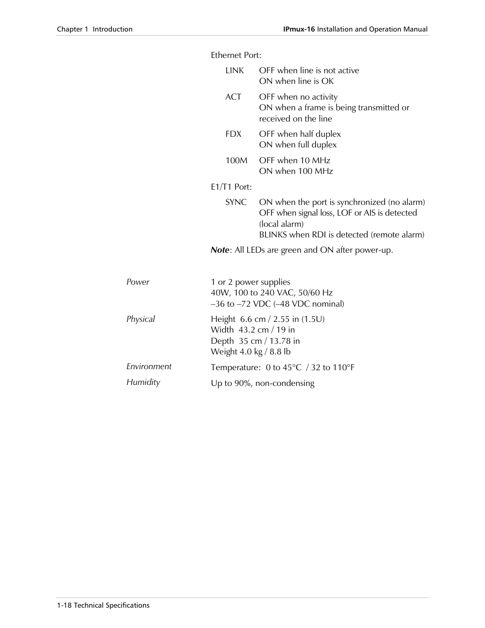 RAD Data comm TDMoIP Gateway IPmux-16 User Manual | Page 26 / 99