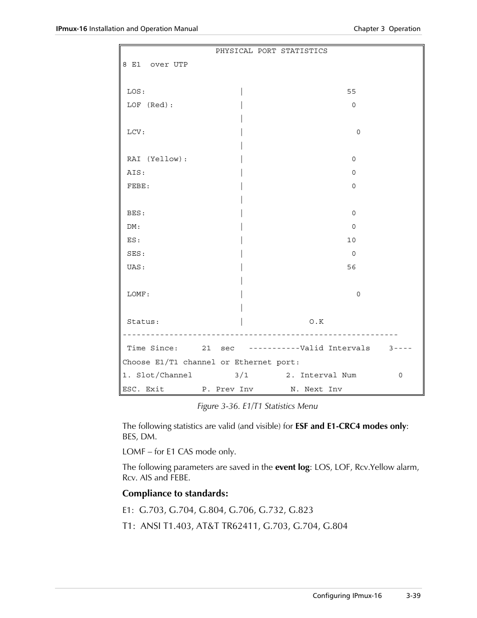 RAD Data comm TDMoIP Gateway IPmux-16 User Manual | Page 71 / 99