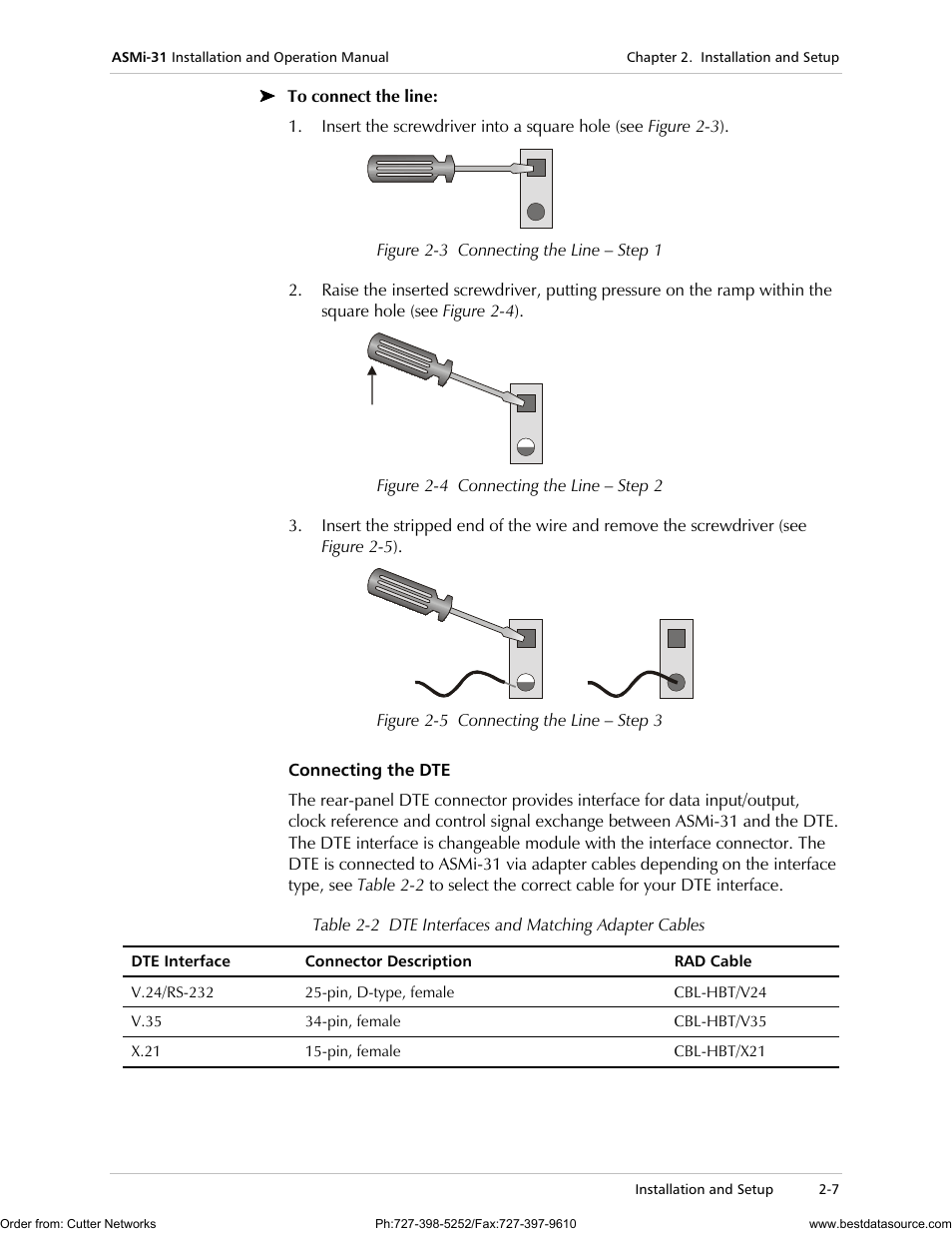 RAD Data comm ASMi-31 User Manual | Page 27 / 66