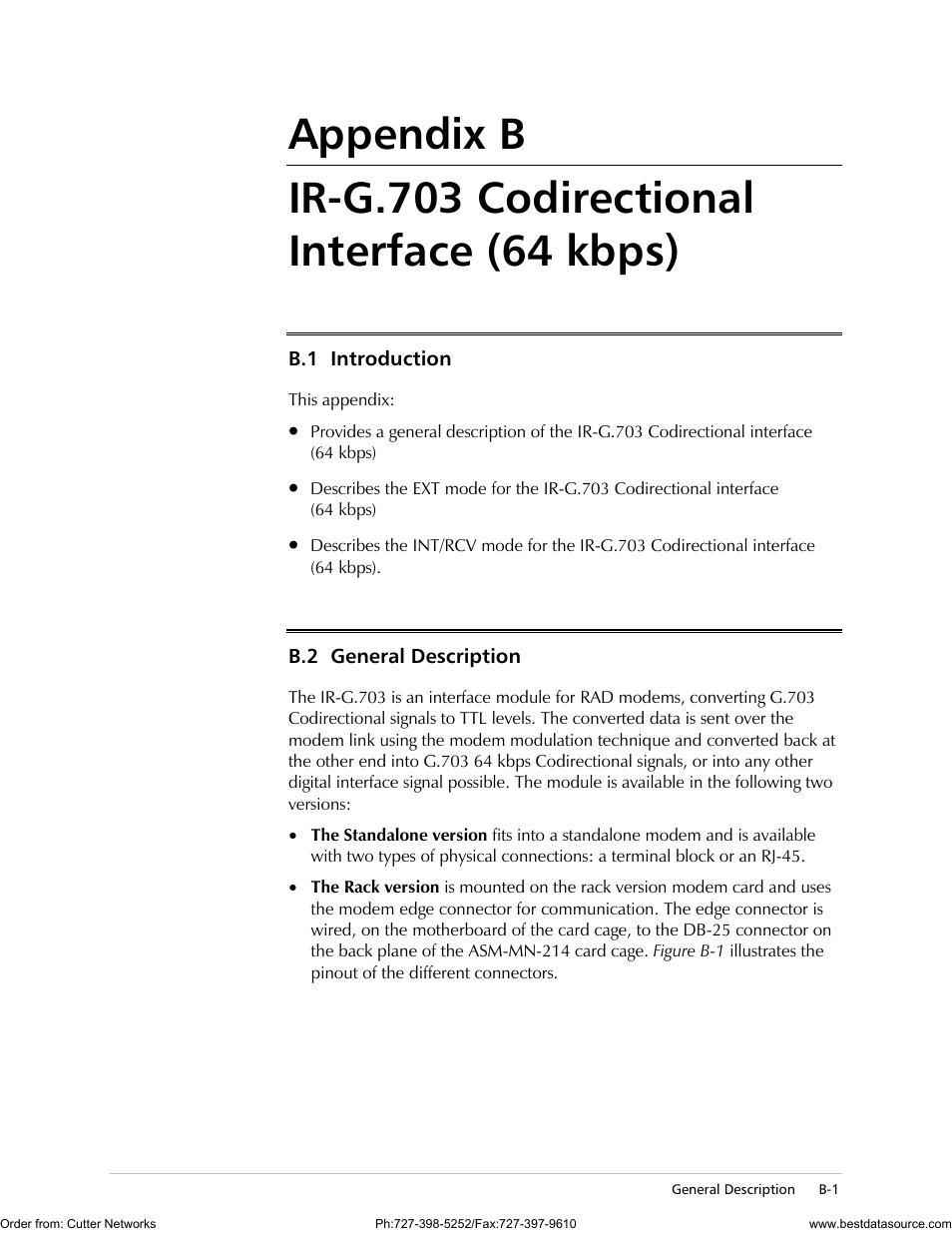 Introduction, General description | RAD Data comm ASMi-31 User Manual | Page 49 / 66