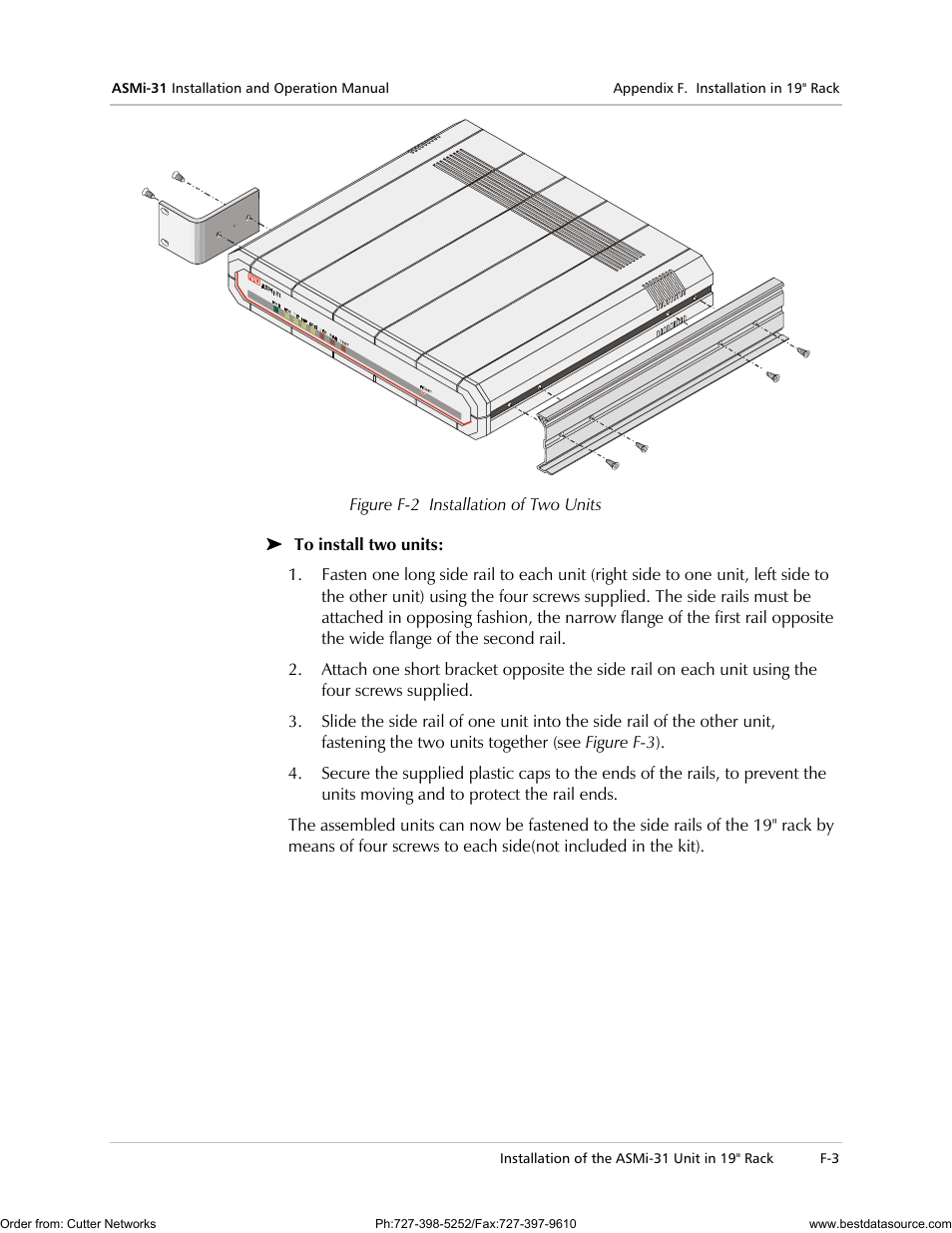 RAD Data comm ASMi-31 User Manual | Page 65 / 66