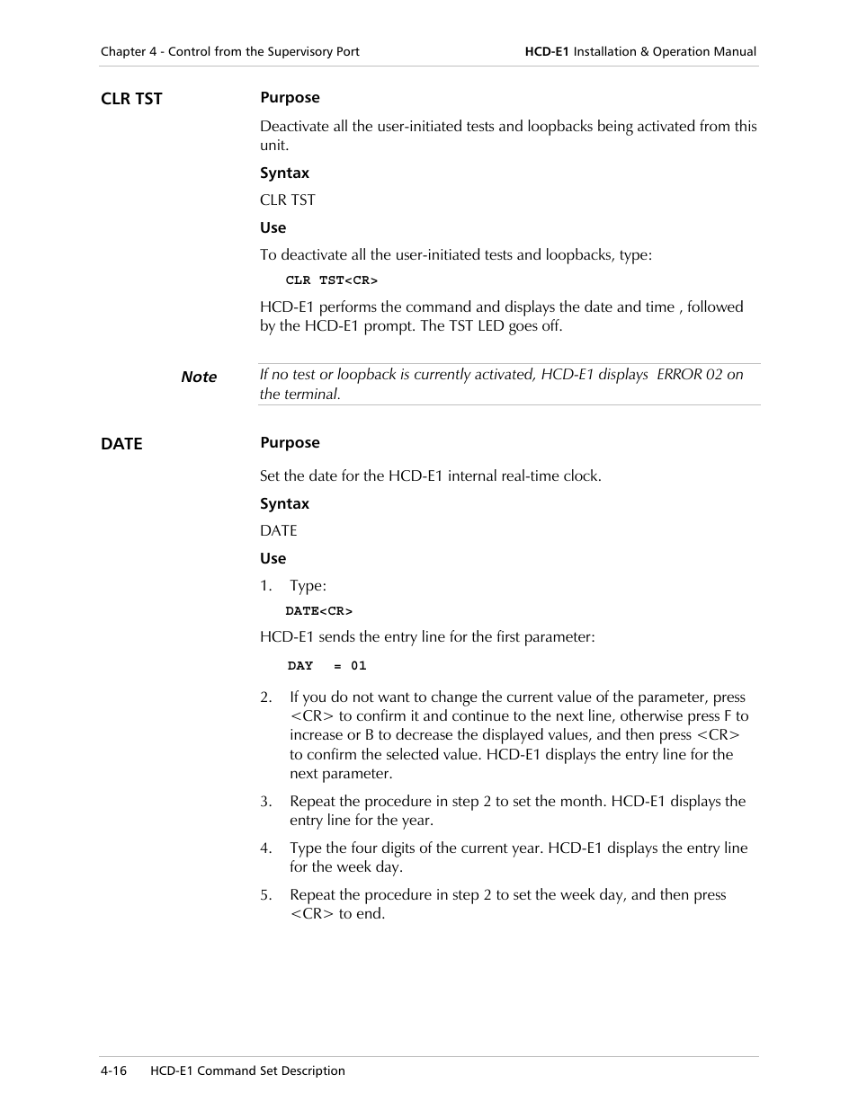 RAD Data comm HCD-E1 User Manual | Page 100 / 232