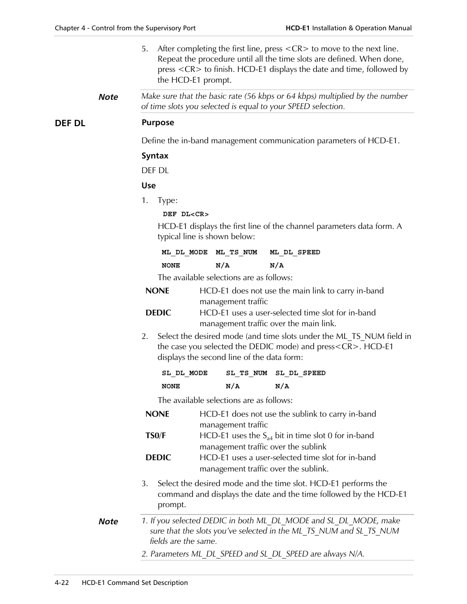RAD Data comm HCD-E1 User Manual | Page 106 / 232